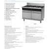 BLUESEAL G528A EVO GAS RANGE STATIC OVEN 1200MM - Image 2