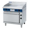 BLUESEAL GPE506 GAS GRIDDLE ELEC STATIC OVEN 900MM