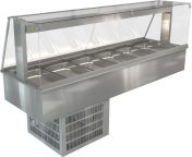 COSSIGA LSRF6 LINEAR REFRIGERATED WELL 2165MM SQUARE GLASS