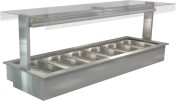 COSSIGA LSBM6 LINEAR BAIN MARIE 2165MM FLAT TOP