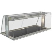 COSSIGA LSCM4 LINEAR CERAMIC HOT PLATE 1485MM SQUARE GLASS