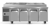 SKOPE REFLEX RF8 4 DOOR HORIZONTAL PIZZA FRIDGE