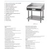 BLUESEAL EP516-B ELECTRIC BENCH GRIDDLE 900MM - Image 2