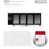 SKOPE BACKBAR BB.4.GSW HORIZONTAL FRIDGE 4SW INTEG BLACK - Image 2