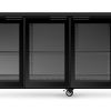 SKOPE BACKBAR BB.4.GSW HORIZONTAL FRIDGE 4SW INTEG BLACK