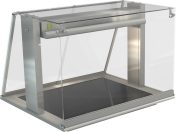COSSIGA LSCM2 LINEAR CERAMIC HOT PLATE 805MM SQUARE GLASS