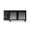 SKOPE COUNTERLINE CL.2.GSW HORIZONTAL FRIDGE 2SW INTEG BLACK