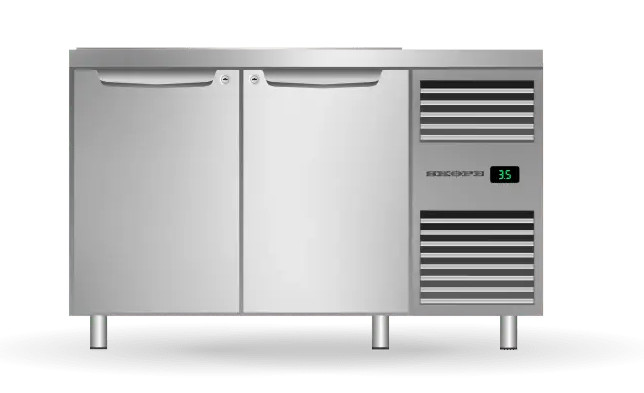 SKOPE PROSPEC 2 DOOR HORIZONTAL PREP FRIDGE RIGHT HAND