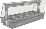 COSSIGA LSBM5 LINEAR BAIN MARIE 1825MM SQUARE GLASS