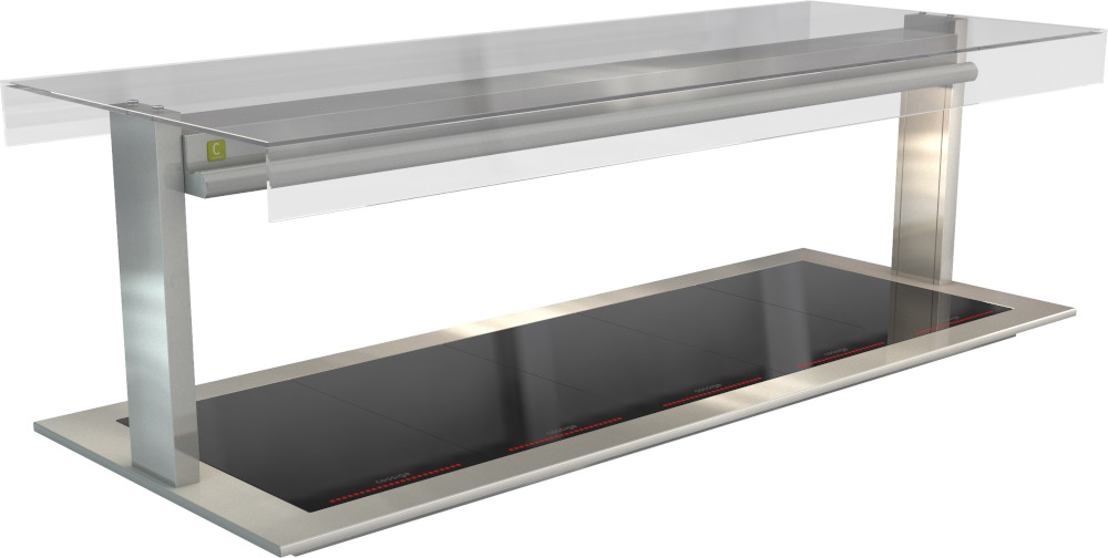 COSSIGA LSCM5 LINEAR CERAMIC HOT PLATE 1825MM FLAT TOP